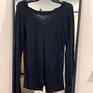 Lululemon open back sweater